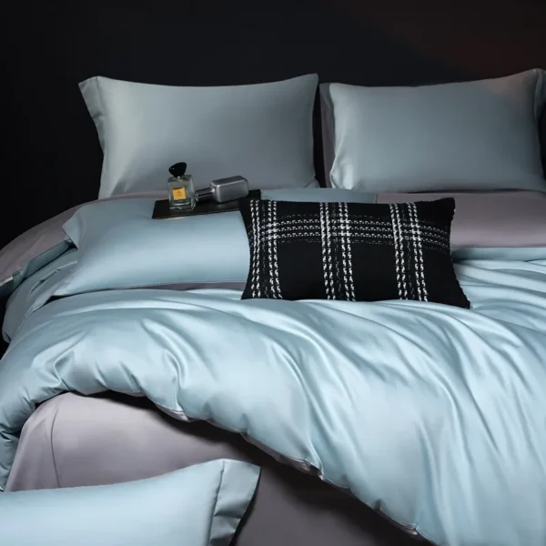 Bed sheet 100% cotton 5A antibacterial 100 count long-staple cotton series（four-piece set） (2)