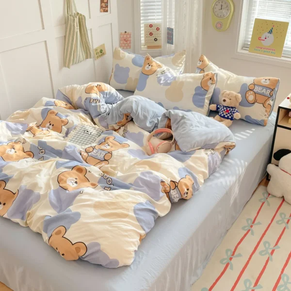 Cartoon fresh washed cotton (1