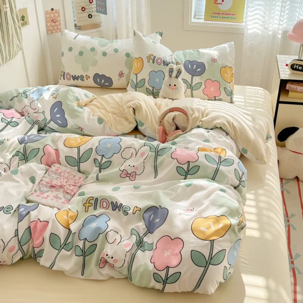 Cartoon fresh washed cotton (1