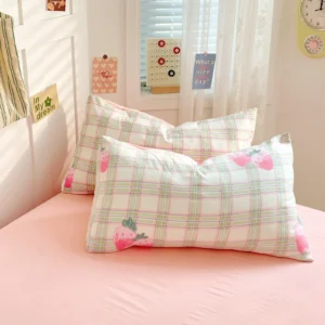 Cartoon fresh washed cotton (single Pillowcase) (4)