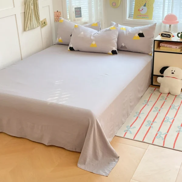 Cartoon fresh washed cotton (single sheet) (2)