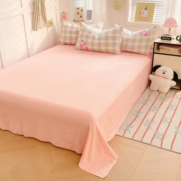 Cartoon fresh washed cotton (single sheet) (7)