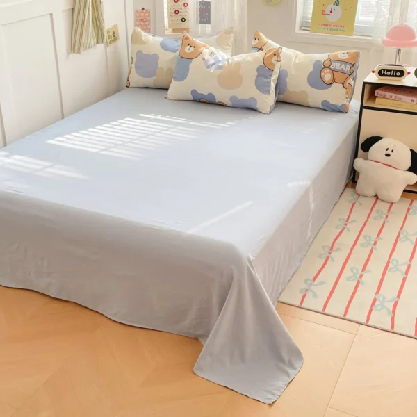 Cartoon fresh washed cotton (single sheet) (8)