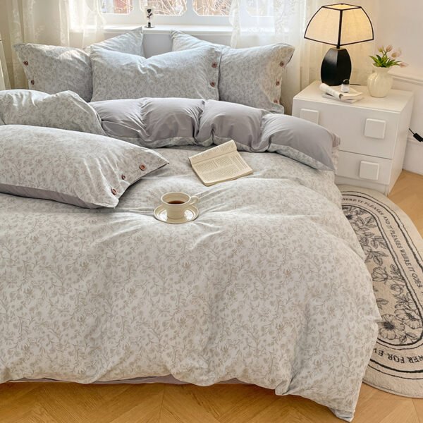 Cotton 13070 button style 100% cotton (four-piece set) (2)