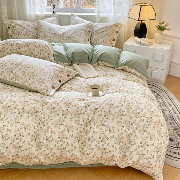 Cotton 13070 button style 100% cotton (four-piece set) (3)