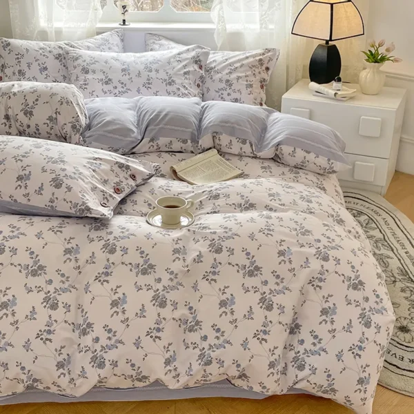 Cotton 13070 button style 100% cotton (four-piece set) (5)