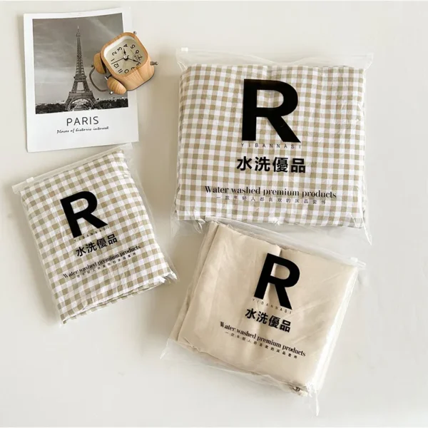 MUJI printed washed cotton (1