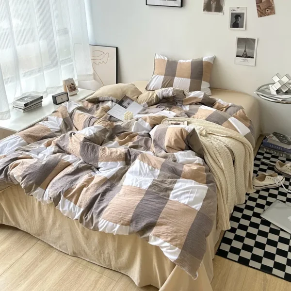 MUJI printed washed cotton (1