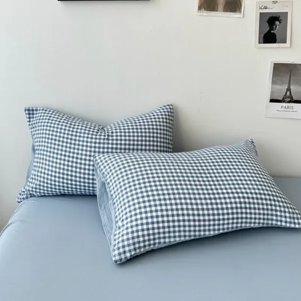 MUJI printed washed cotton (single Pillowcase) (3)