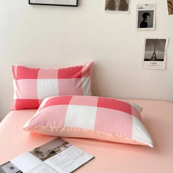 MUJI printed washed cotton (single Pillowcase) (4)