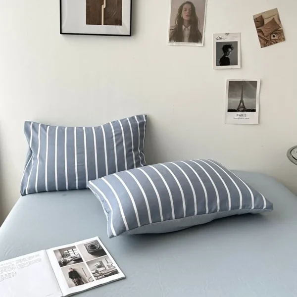 MUJI printed washed cotton (single Pillowcase) (6)