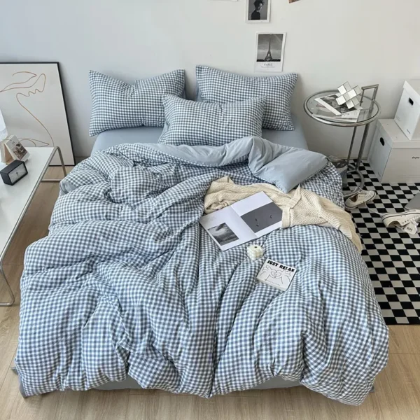MUJI printed washed cotton (single quilt cover) (1)