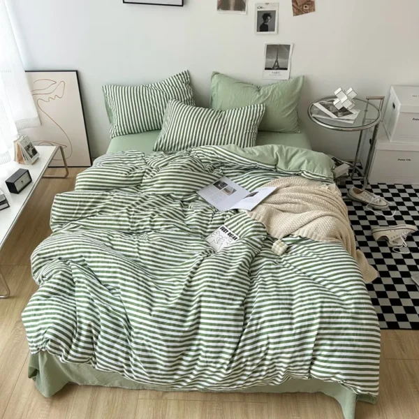 MUJI printed washed cotton (single quilt cover) (3)