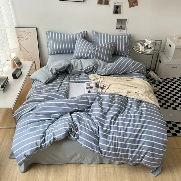 MUJI printed washed cotton (single quilt cover) (4)