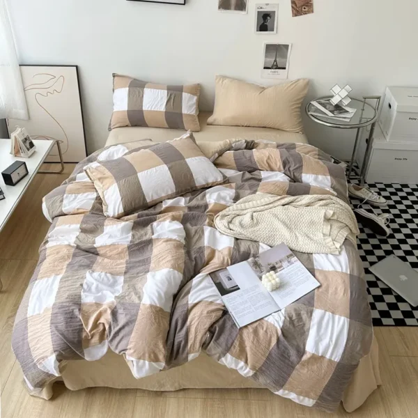 MUJI printed washed cotton (single quilt cover) (5)