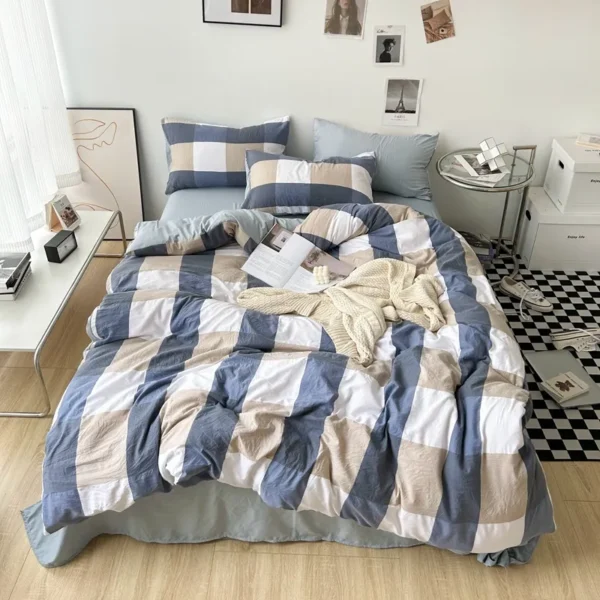 MUJI printed washed cotton (single quilt cover) (6)