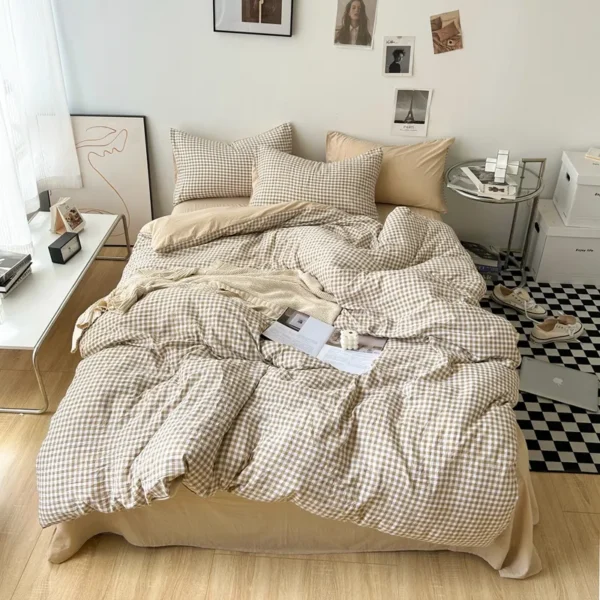 MUJI printed washed cotton (single quilt cover) (8)