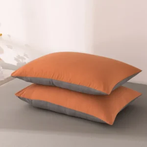 Solid color double washed cotton (single pillowcase) (2)