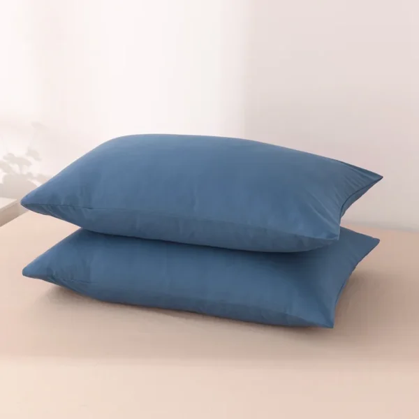 Solid color double washed cotton (single pillowcase) (5)