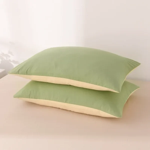 Solid color double washed cotton (single pillowcase) (8)