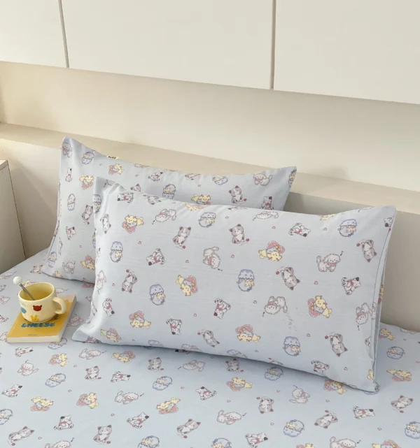 Three satin stripes old coarse cloth（Pillowcase） (11)