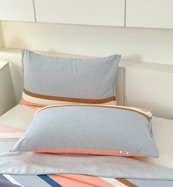 Three satin stripes old coarse cloth（Pillowcase） (9)