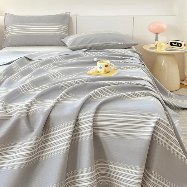 Three satin stripes old coarse cloth（sheets） (2)