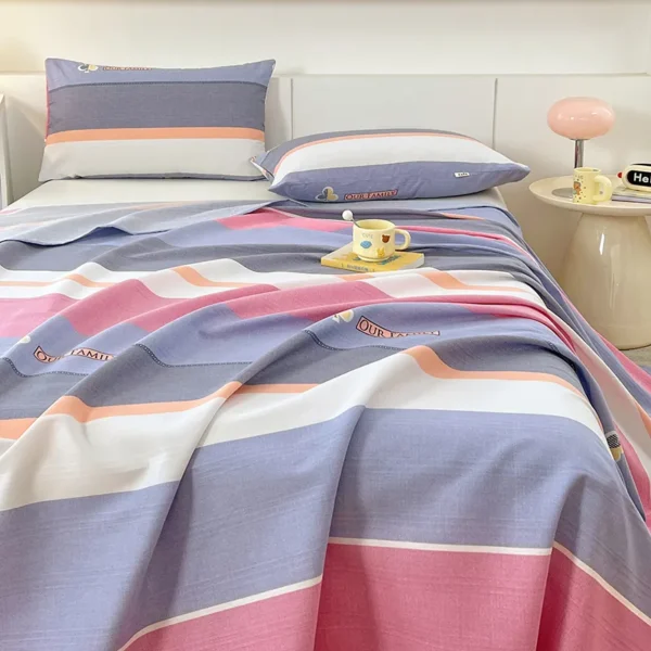 Three satin stripes old coarse cloth（sheets） (3)