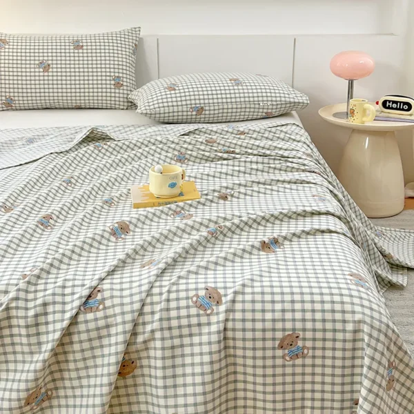 Three satin stripes old coarse cloth（sheets） (8)