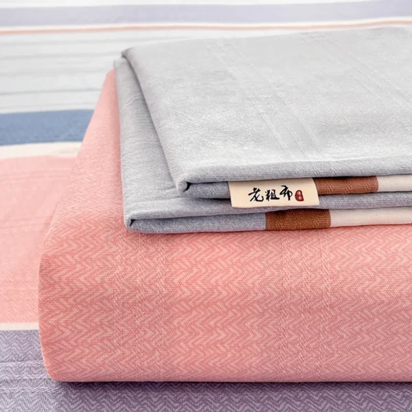 Three satin stripes old coarse cloth（three-piece set） (9)