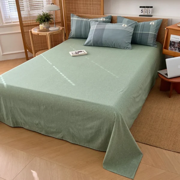 Yarn-dyed cotton series 100% cotton sheet (10)