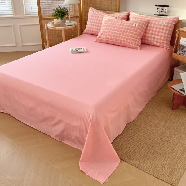 Yarn-dyed cotton series 100% cotton sheet (6)