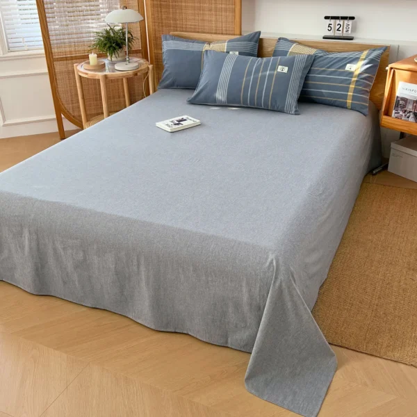Yarn-dyed cotton series 100% cotton sheet (7)