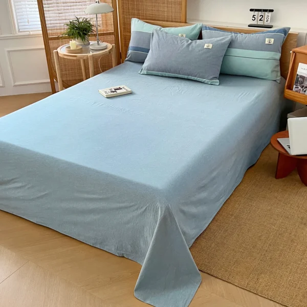 Yarn-dyed cotton series 100% cotton sheet (9)