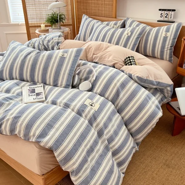 Yarn-dyed cotton series 100% cotton(four-piece set) (6)